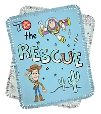 Toy Story 48" To the Rescue No Sew Fleece Throw Kit