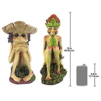 Design Toscano Svenska & Theodor Garden Trolls Sculpture Set