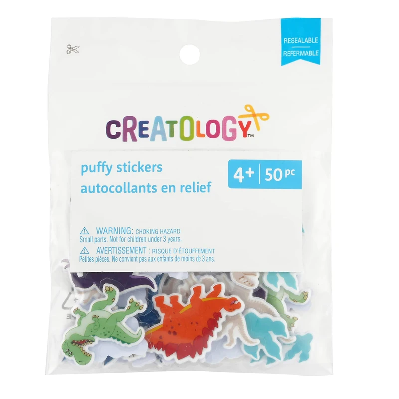 Dinosaur Puffy Stickers by Creatology™