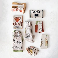 Hello Honey® Cocktail Recipe Print Cotton Printed Tea Towels, 8ct.