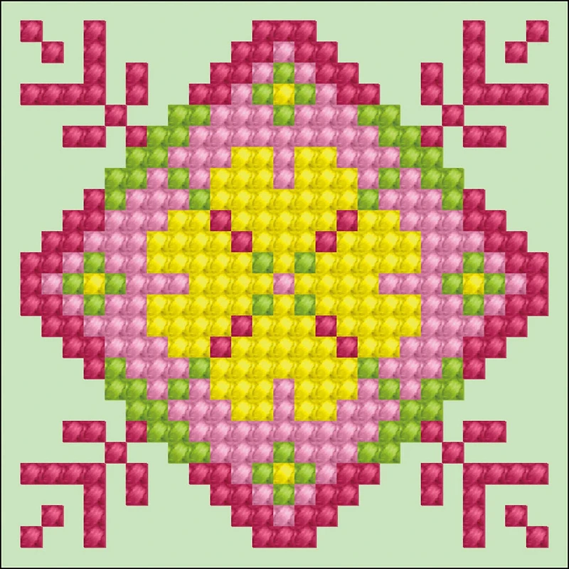 Diamond Dotz® Patchwork Mandala 1 Diamond Painting Kit