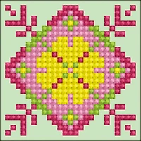 Diamond Dotz® Patchwork Mandala 1 Diamond Painting Kit