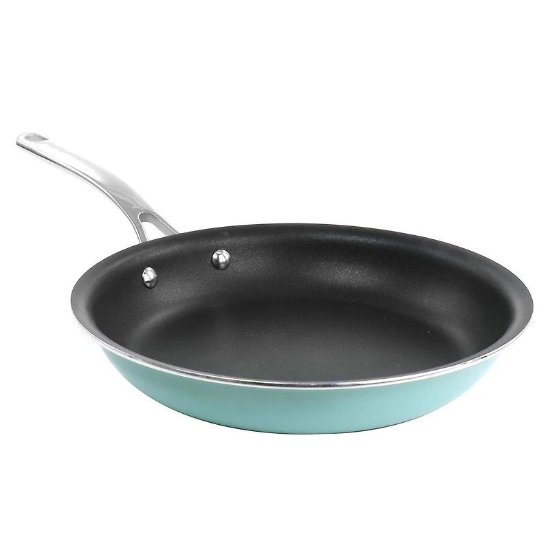 Martha Stewart 10" Turquoise Aluminum Frying Pan