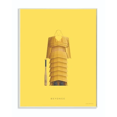 Stupell Industries Beyoncé Wooden Wall Plaque