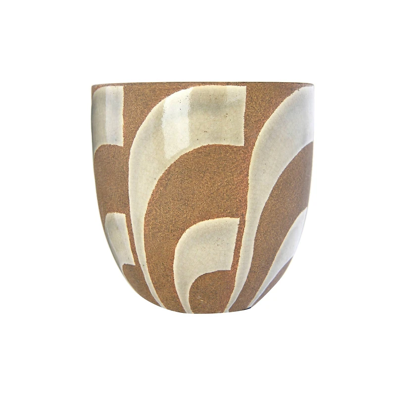 Hello Honey® 6" Hand Painted Terracotta Planter