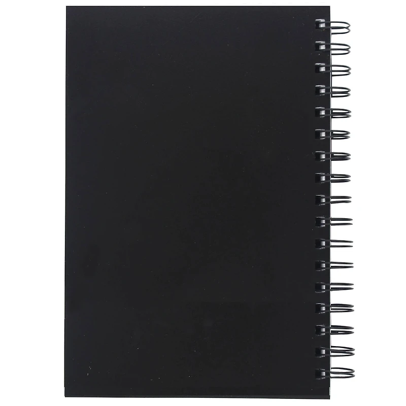 ArtSkills® Black Spiral Sketchbook with Perforated Pages, 6" x 9"