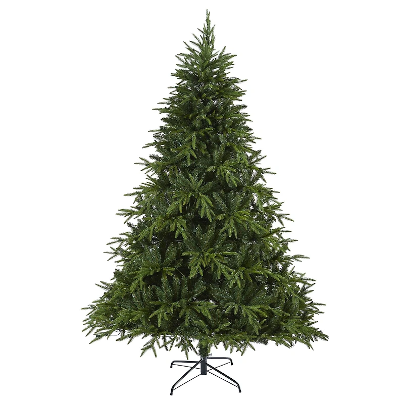 7.5ft. Pre-Lit Colorado Mountain Fir Artificial Christmas Tree, Clear LED Lights