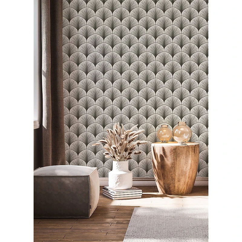 NuWallpaper Amari Gray Peel & Stick Wallpaper