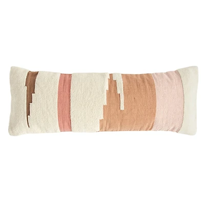Hello Honey® Multicolor Kilim Handwoven Cotton Lumbar Pillow