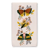Floral Moths Tea Towel Set