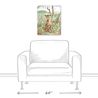 Momma Lion 16" x 20" Canvas Wall Art