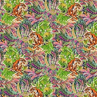 Springs Creative Tiger Paisley Cotton Fabric