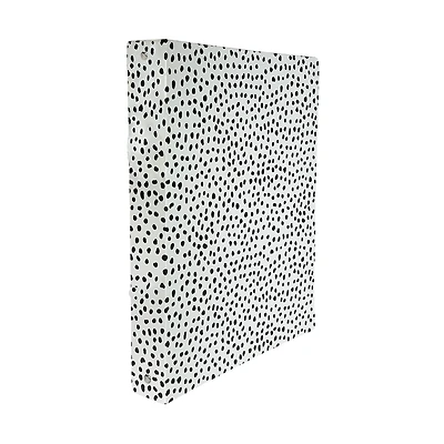 Steel Mill & Co.® 1" Black Dots 3-Ring Binder