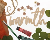 Leisure Arts® 9" Warmth Wood Word