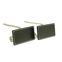 Original MantleClip® With Silver Chalkboard Icons