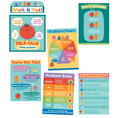 Carson Dellosa Education® Social Problem-Solving Bulletin Board Set