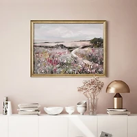 18" x 24" Framed Blush Floral Landscape Wall Art by Ashland®