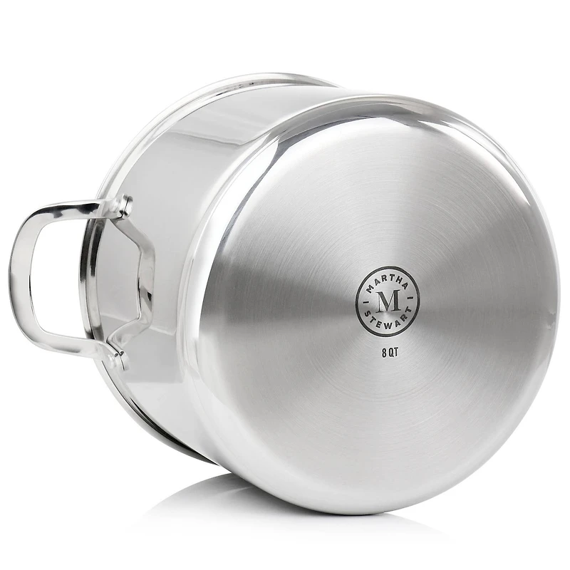 Martha Stewart 8qt. Castelle Stainless Steel Dutch Oven with Lid