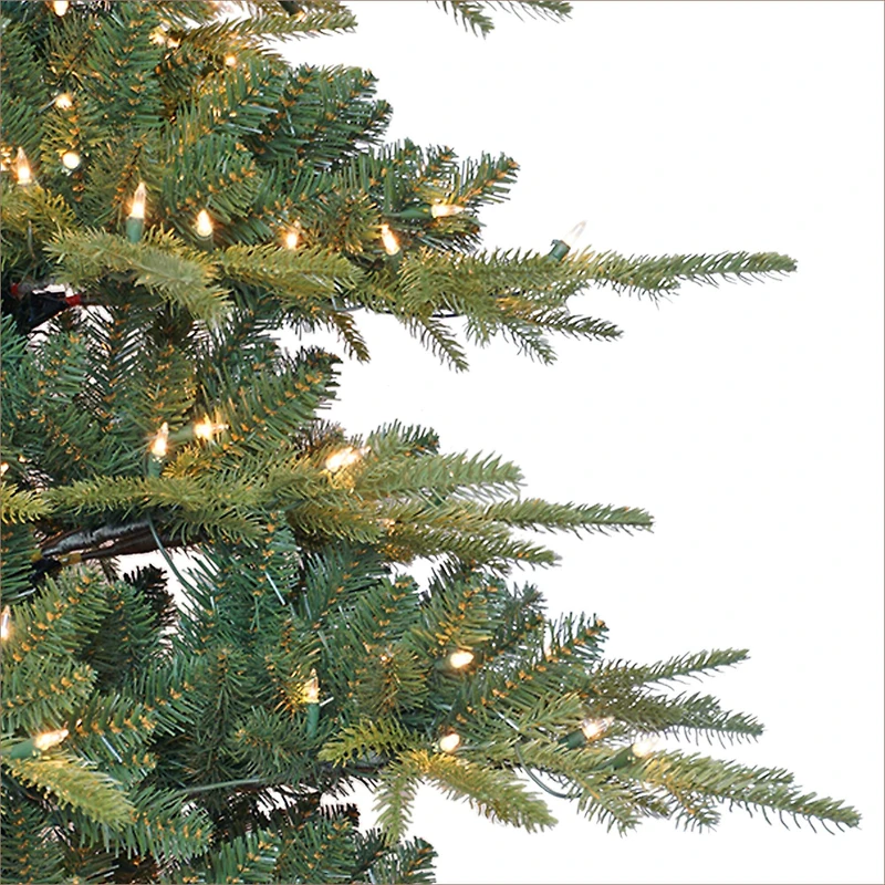 7.5ft. Pre-Lit Utah Artificial Fir Christmas Tree, Clear Lights