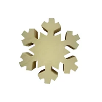 4.25" Unfinished Snowflake Wood Planks, 3ct. by Make Market®