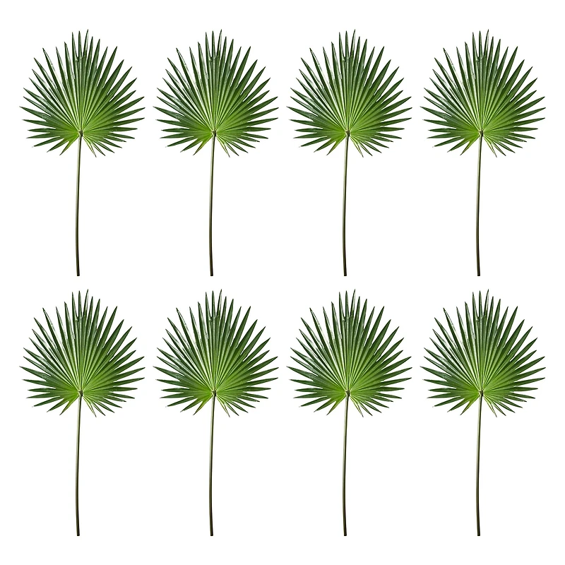 8 Pack: Green Fan Palm Stem by Ashland®