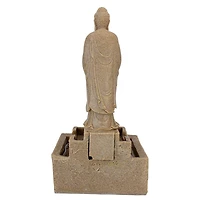 Design Toscano 23.5" Earth Witness Buddha Illuminated Garden Fountain