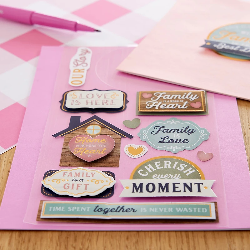 Family Pack Dimensional Stickers by Recollections™