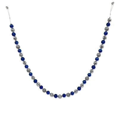 6ft. Blue & Silver Ball Garland by Ashland®