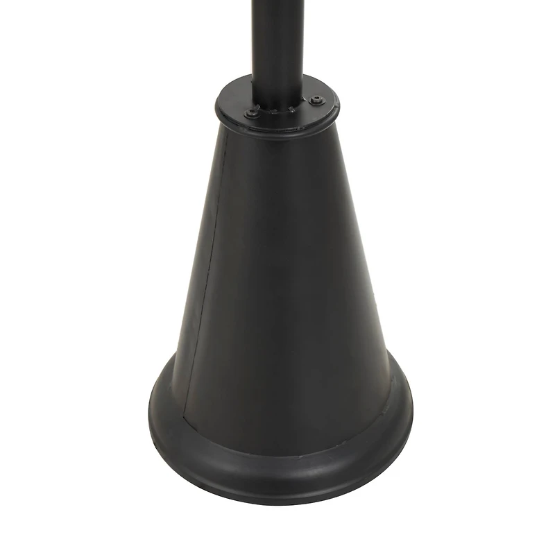 6ft. Black Metal Clock