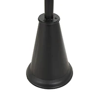 6ft. Black Metal Clock