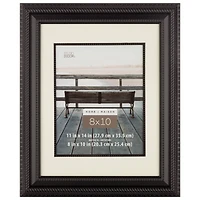Home Black Rope Frame with Mat by Studio Décor