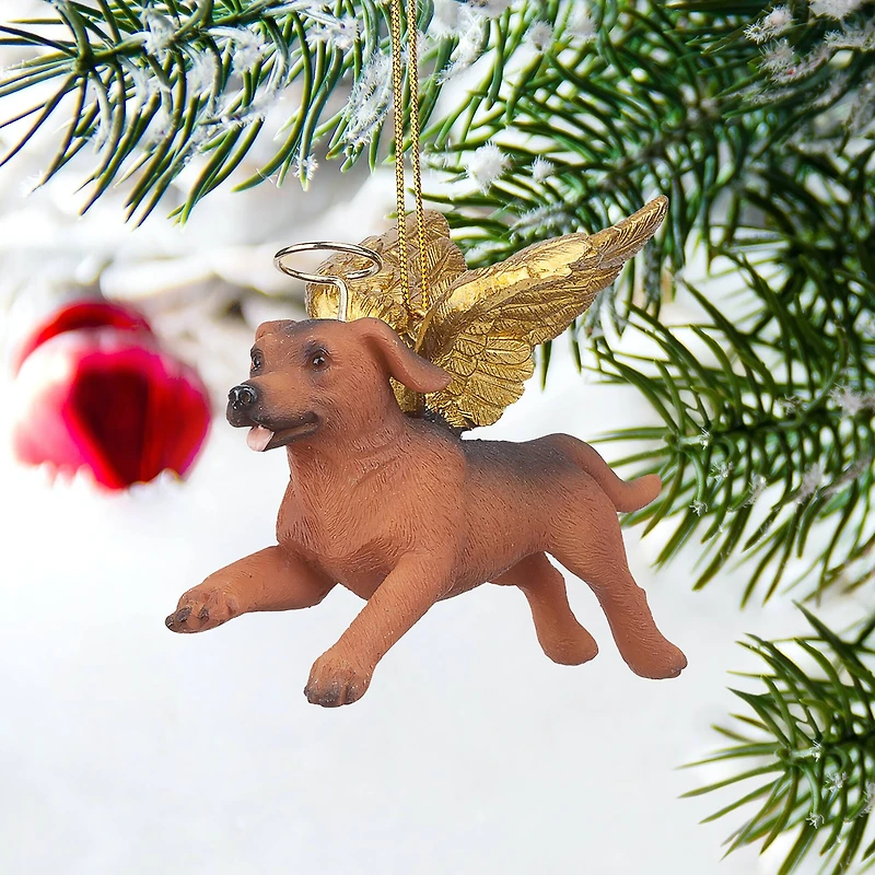 Design Toscano Honor the Pooch Dachshund Angel Ornament