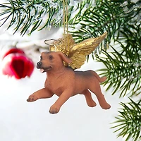 Design Toscano Honor the Pooch Dachshund Angel Ornament