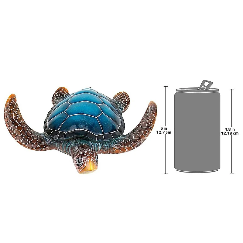 Design Toscano 14" Blue Sea Turtle Statue