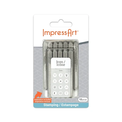 ImpressArt® 3mm Icon Metal Stamps Pack