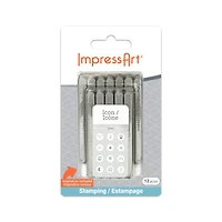 ImpressArt® 3mm Icon Metal Stamps Pack