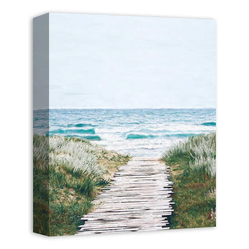 Beach Boardwalk 11" x 14" Canvas Wall Art