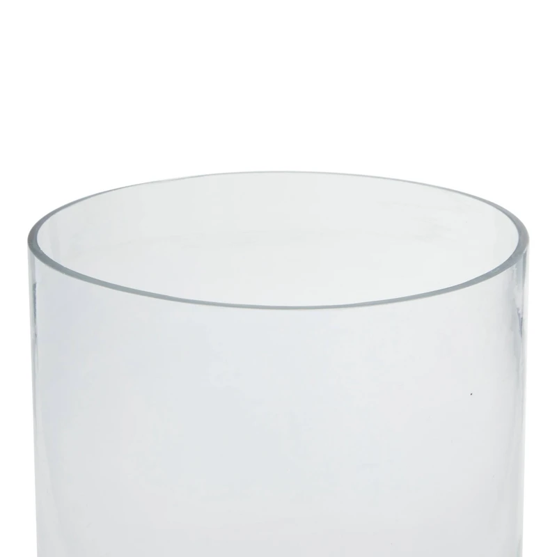 14" Clear Glass Traditional Candle Holder