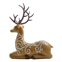 7.5" Frosted Sitting Deer Tabletop Décor by Ashland®