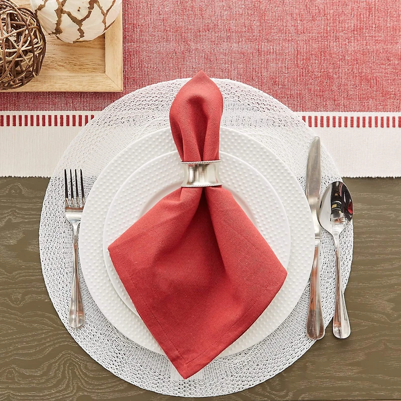 DII® Woven Round Placemats