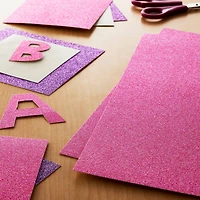 30 Pack: Pink Magical Glitter Paper by Recollections®, 12" x 12"