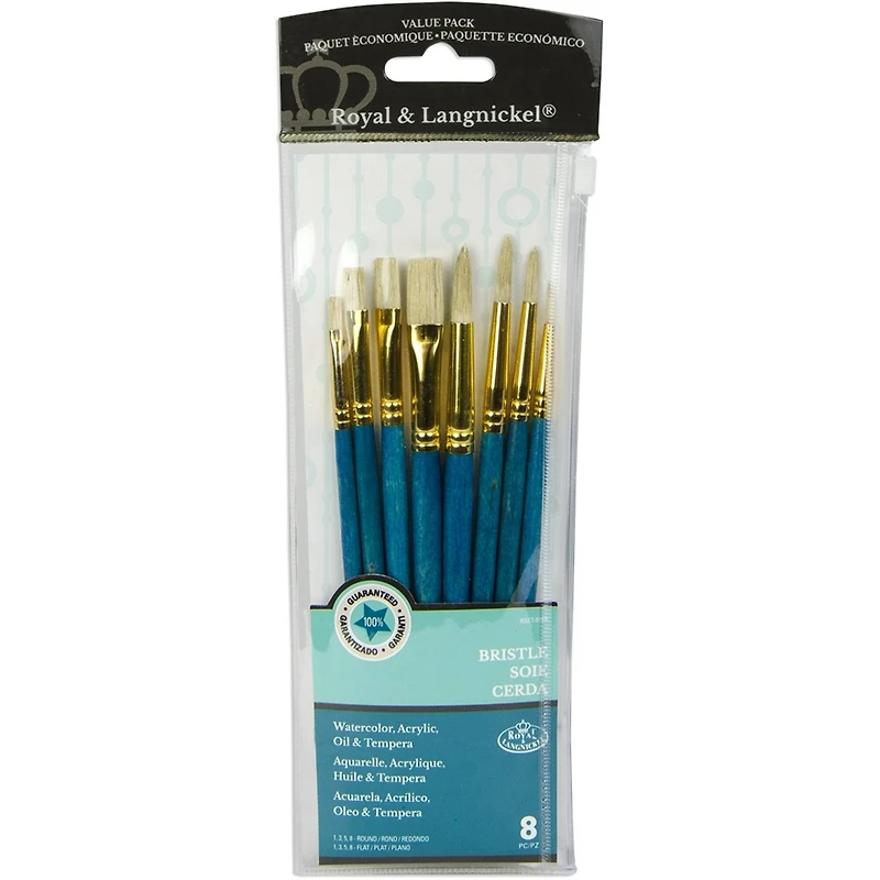 Royal & Langnickel® Bristle Value Pack Brush Set