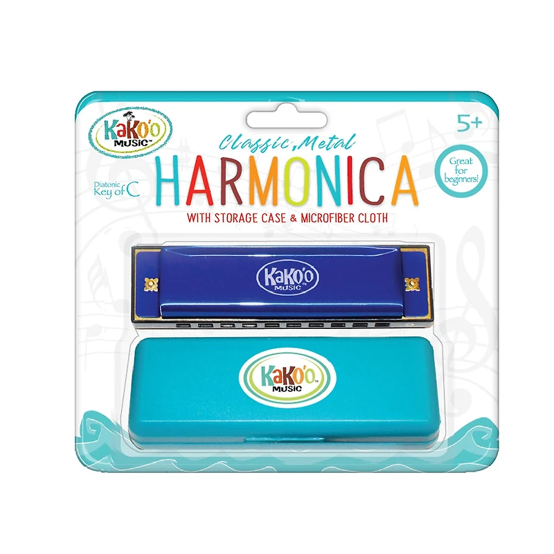 Salus Kako'o Blue Classic Metal Harmonica