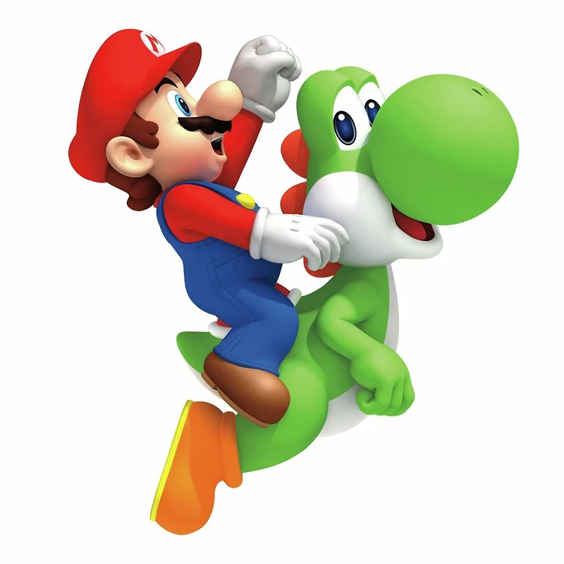RoomMates Nintendo Yoshi & Mario Peel & Stick Giant Decal