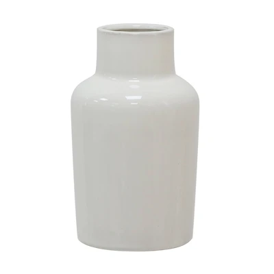 6 Pack: 6.5" White Ceramic Vase by Ashland®