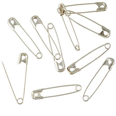 12 Packs: 10 ct. (120 total) 1.5" Safety Pins by Loops & Threads™