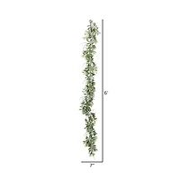 6ft. Green Olive Hill Garland