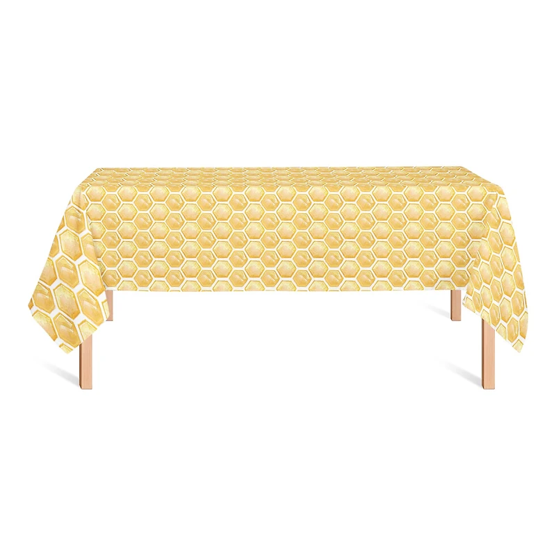 Painted Honeycomb Tablecloth