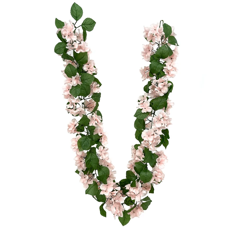 6ft. Pink Hydrangea Chain Garland by Ashland®