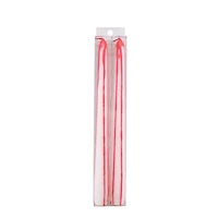 10" Red Dripping Unscented Taper Candles, 2ct. by Ashland® 